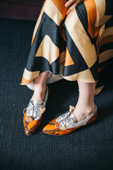 Blucher Ojo de tigre mandarina  (plantilla extra)